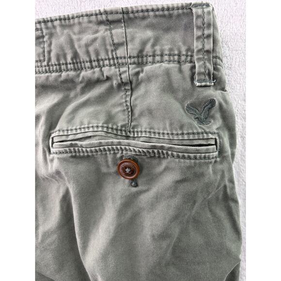 American Eagle CoreFlex Slim Fit Chinos – Olive Green – Size 28x32 - Picture 5 of 6